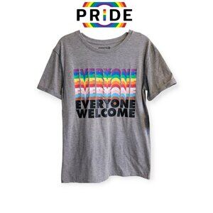 Everyone Welcome Pride Tee, Size XL NWT